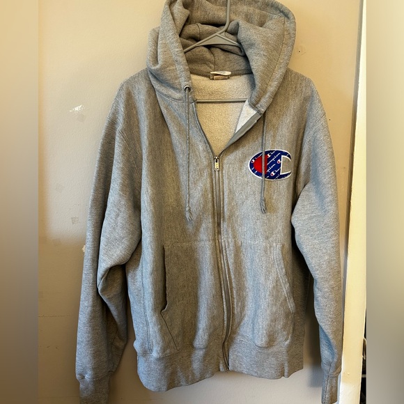Champion Reverse Weave Zip Up Hoodie - Picture 2 of 8